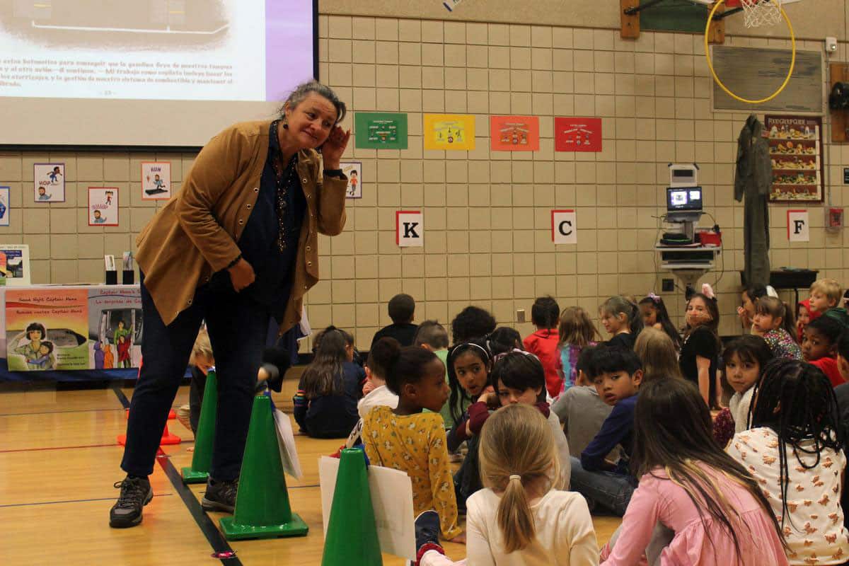 Author of Captain Mama visits Sunset | Cheney School District